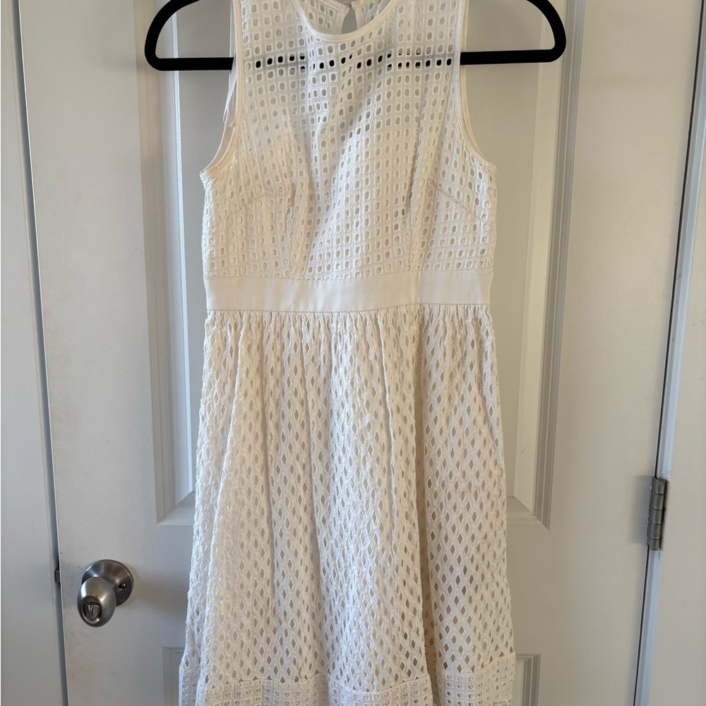 Eliza J White Lace Dress